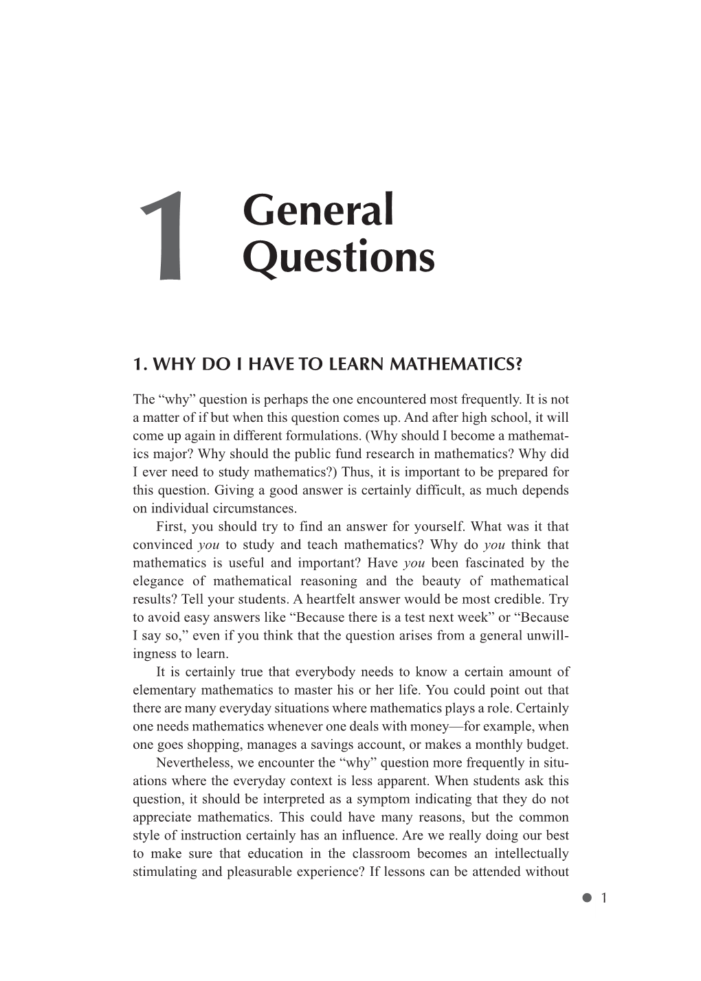 1 General Questions 15 • Fibonacci Rule: Each Proceeding [Next] Term Is the Sum of the Previous Two Terms So That