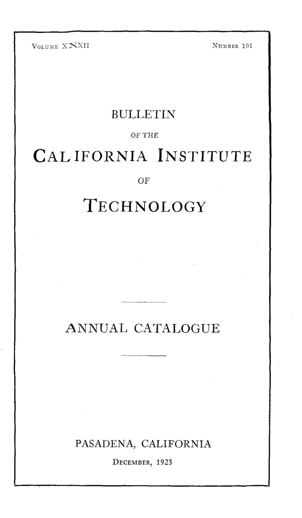 California Institute