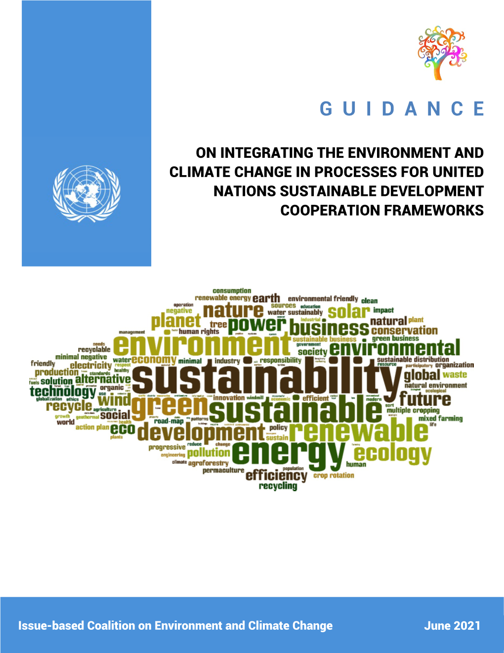 Guidance on Integrating the Environment and Climate Change