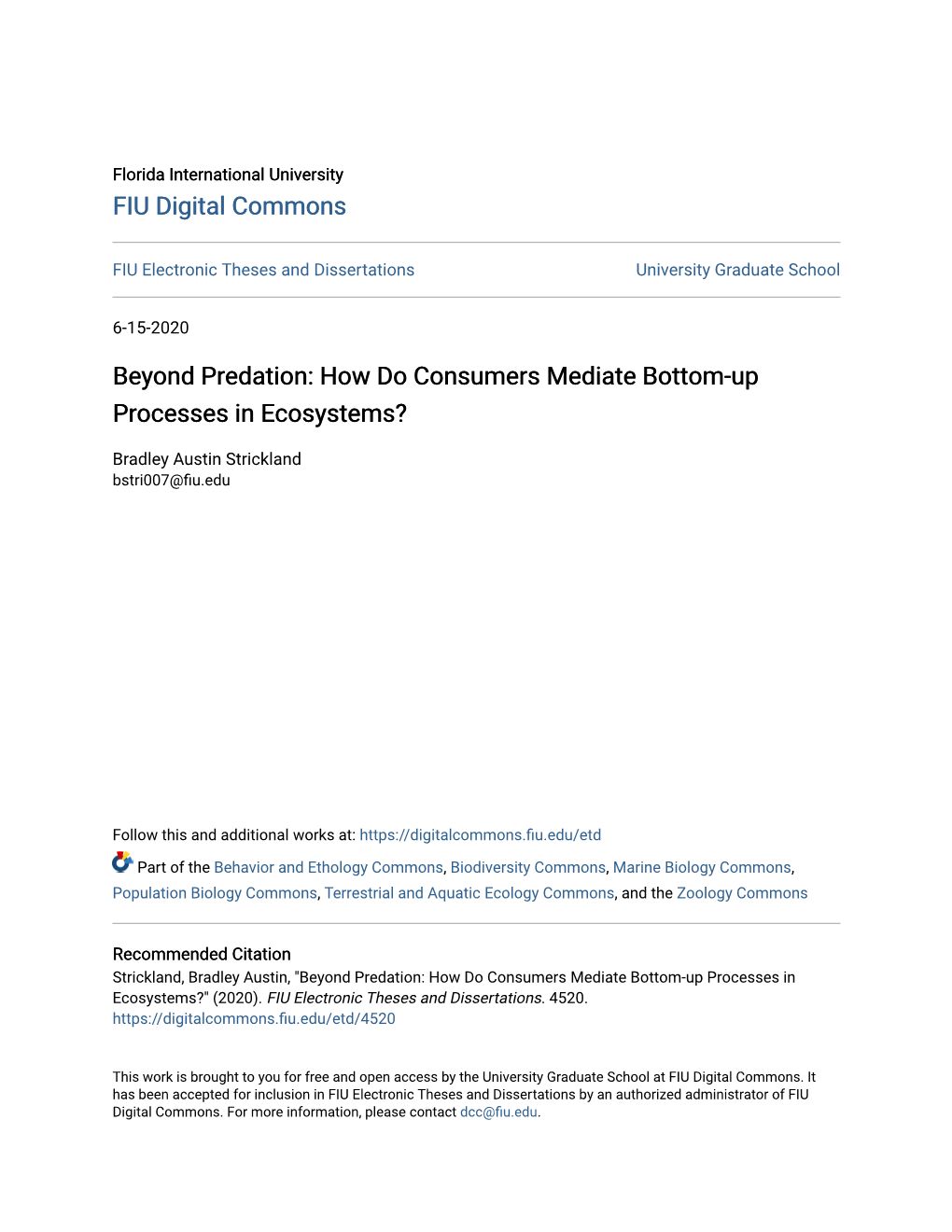 Beyond Predation: How Do Consumers Mediate Bottom-Up Processes in Ecosystems?