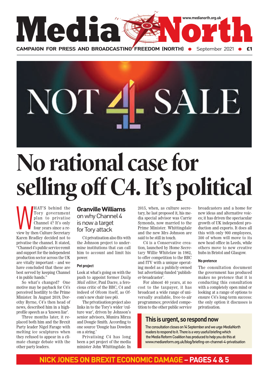 No Rational Case for Selling Off C4. It's Political