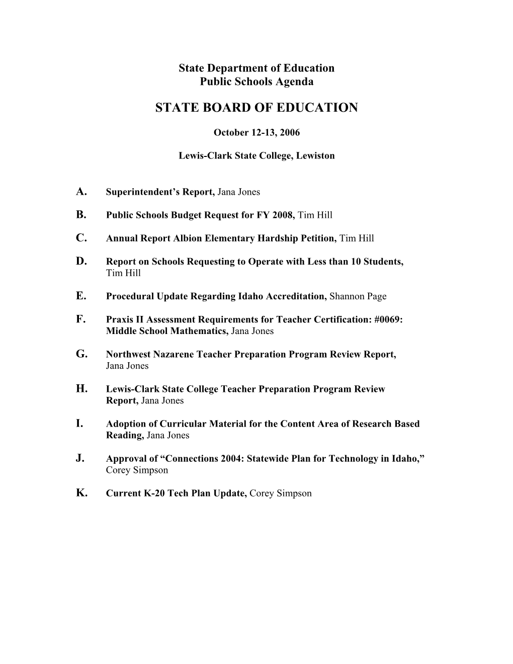 State Board of Education