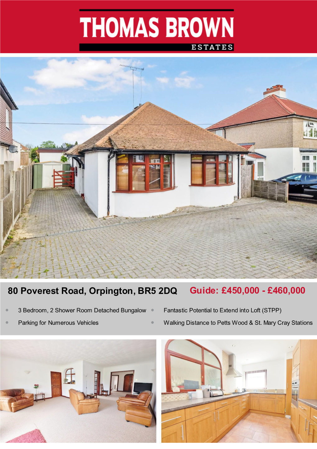 80 Poverest Road, Orpington, BR5 2DQ Guide: £450,000 - £460,000