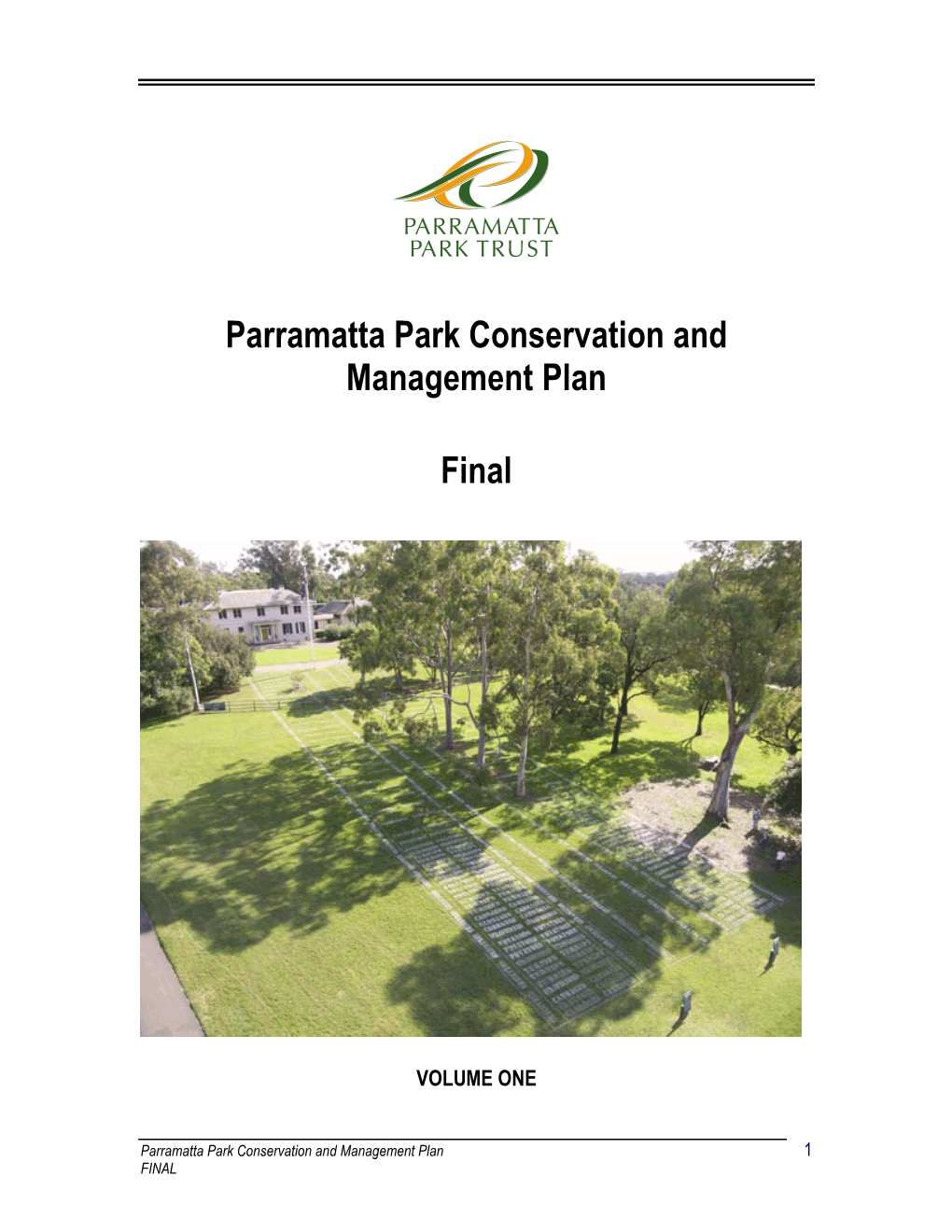 Parramatta Park Conservation and Management Plan Final