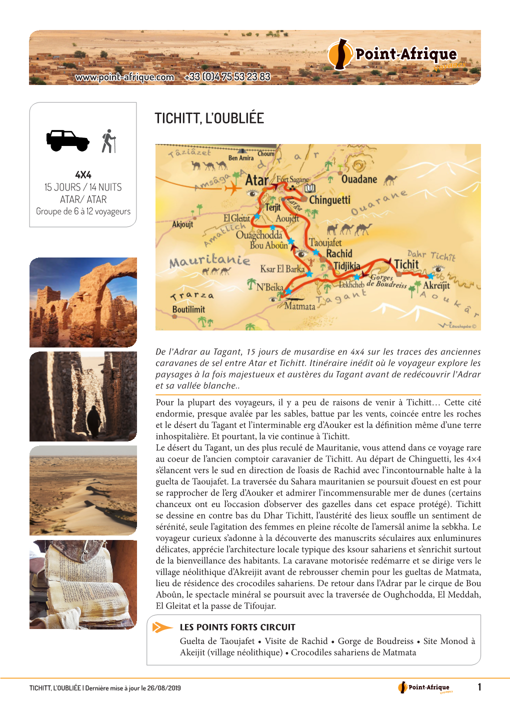 Fiche Technique Mauritanie