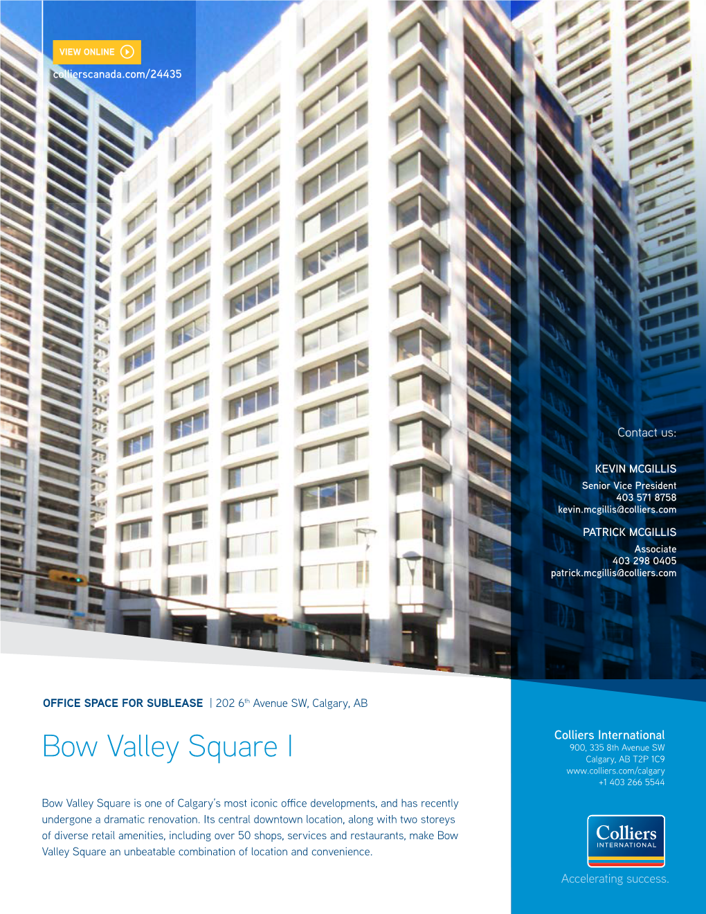 Bow Valley Square I