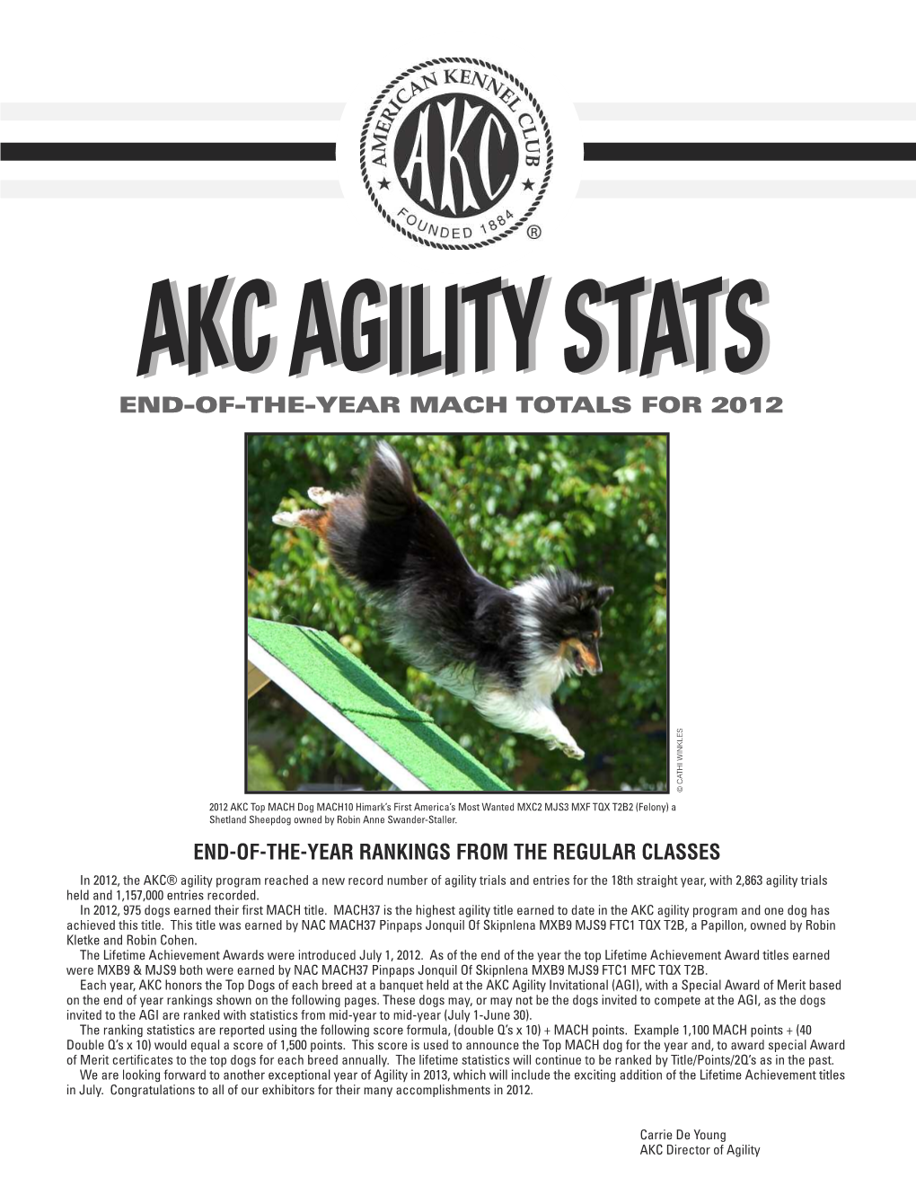 Akc Agility Stats