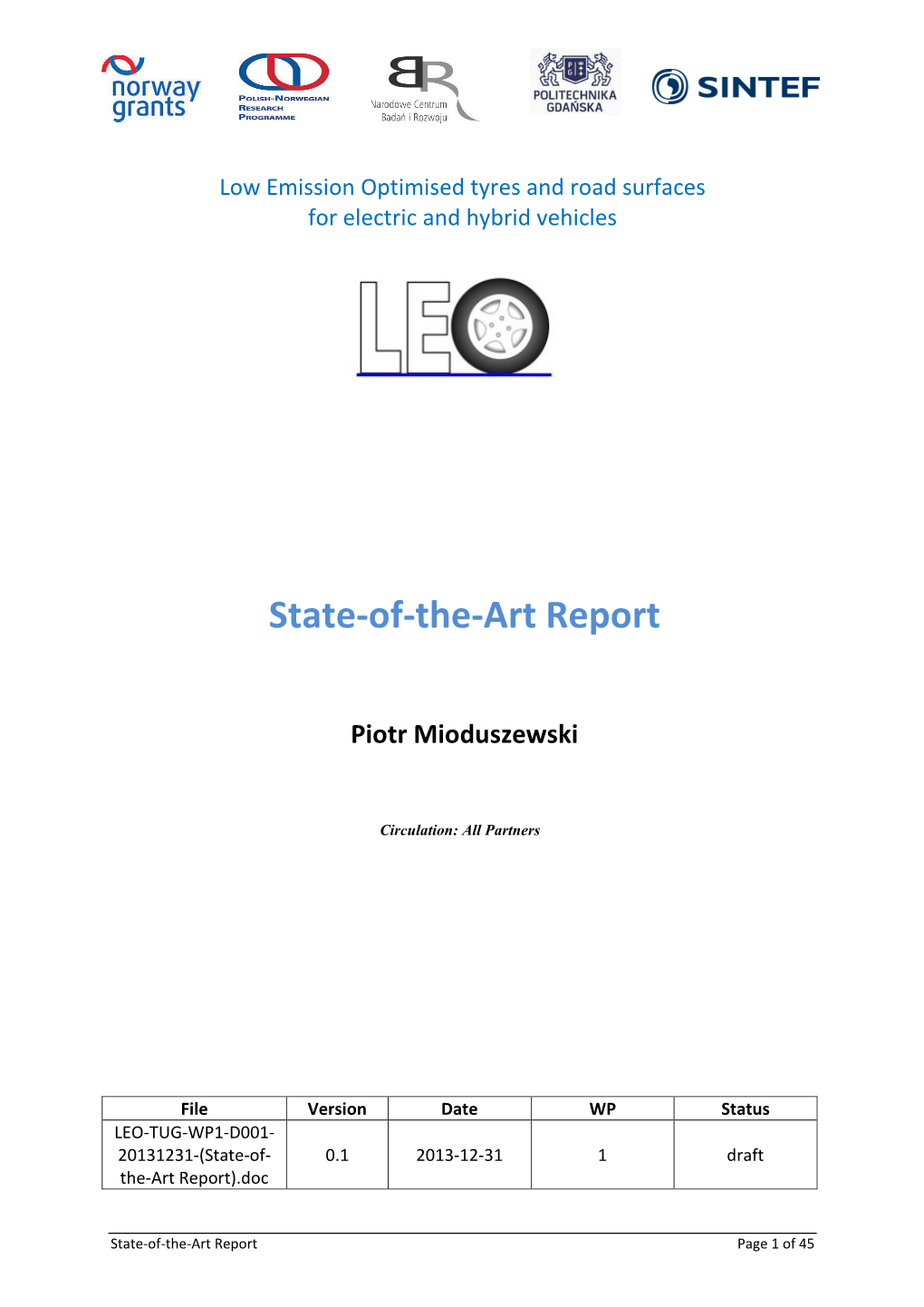 State-Of-The-Art Report Page 1 of 45