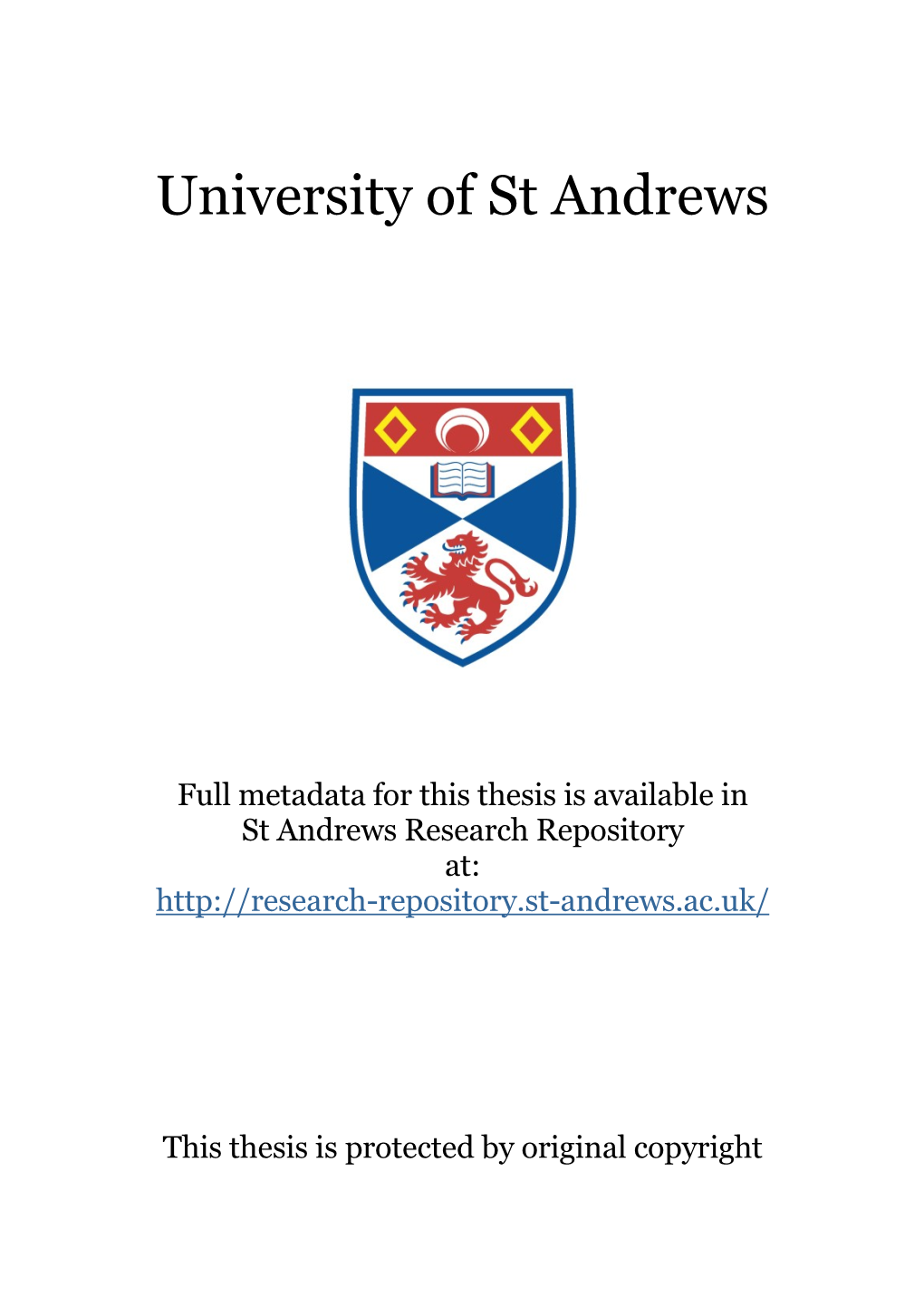 University of St Andrews