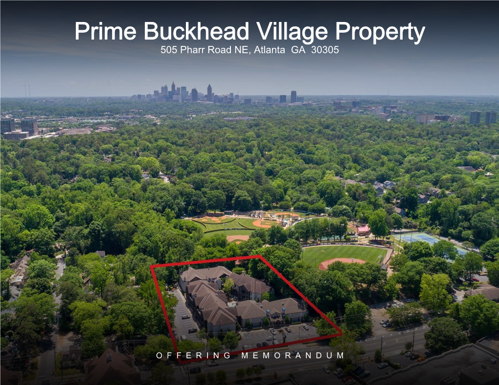 Prime Buckhead Village Property 505 Pharr Road NE, Atlanta GA 30305