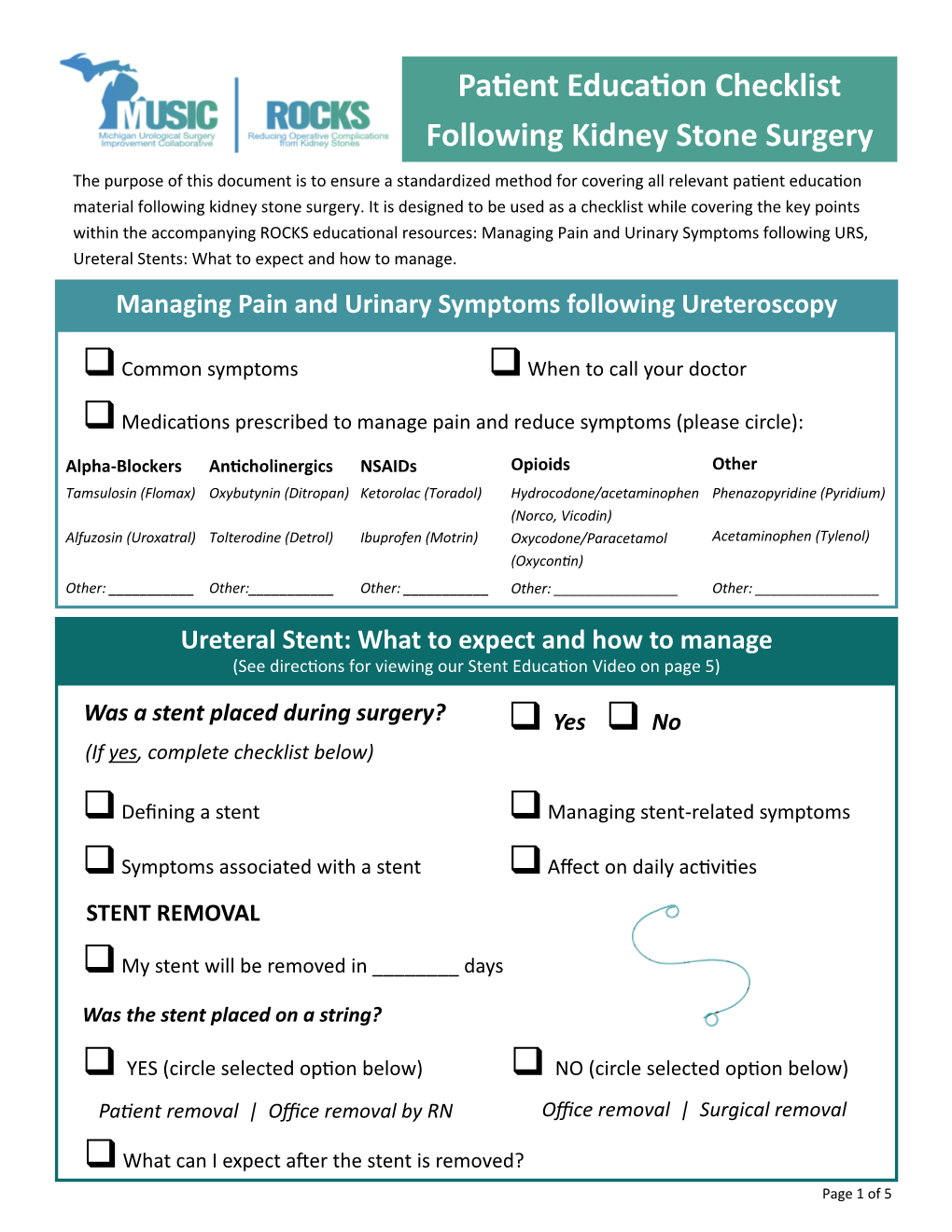 Download ROCKS Patient Education Packet