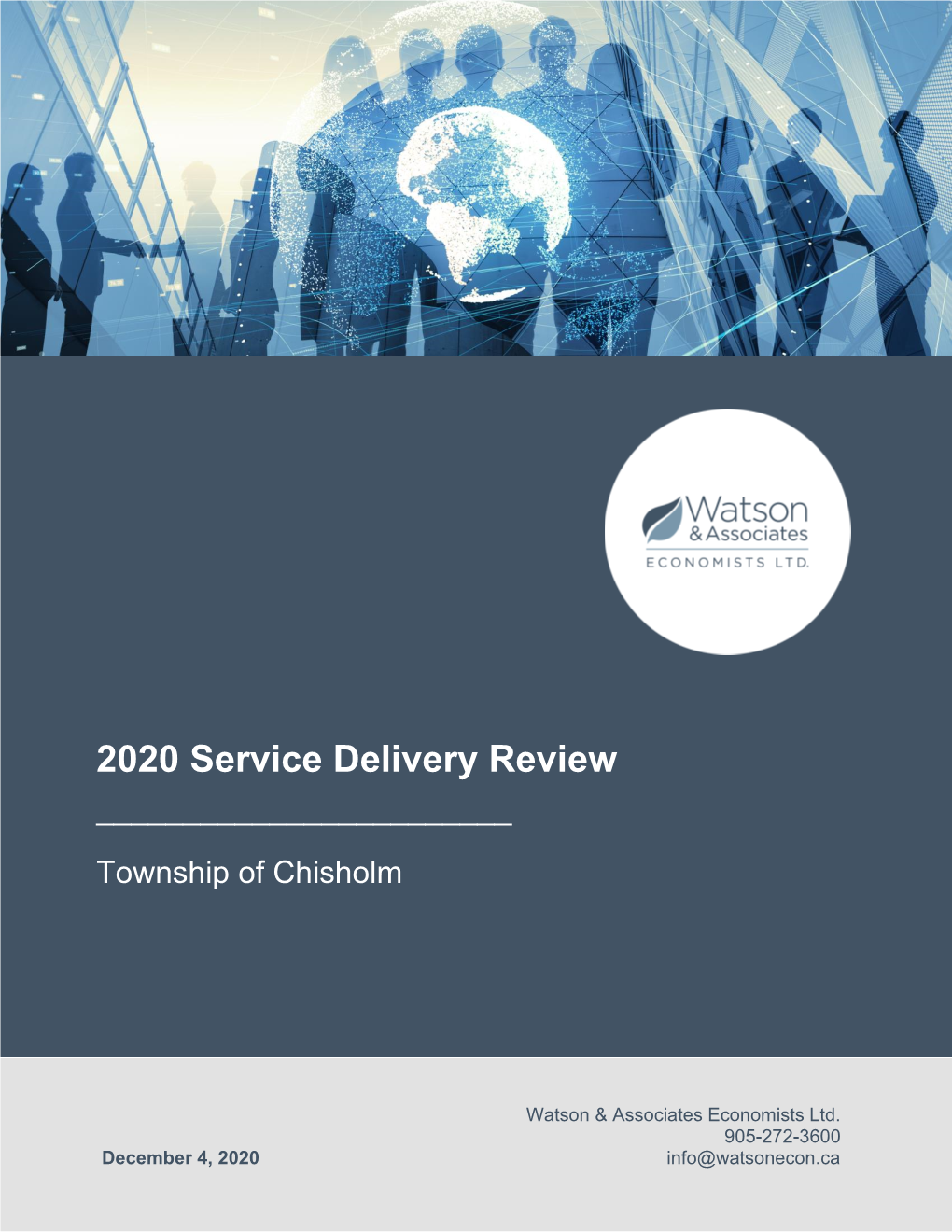 2020 Service Delivery Review ______