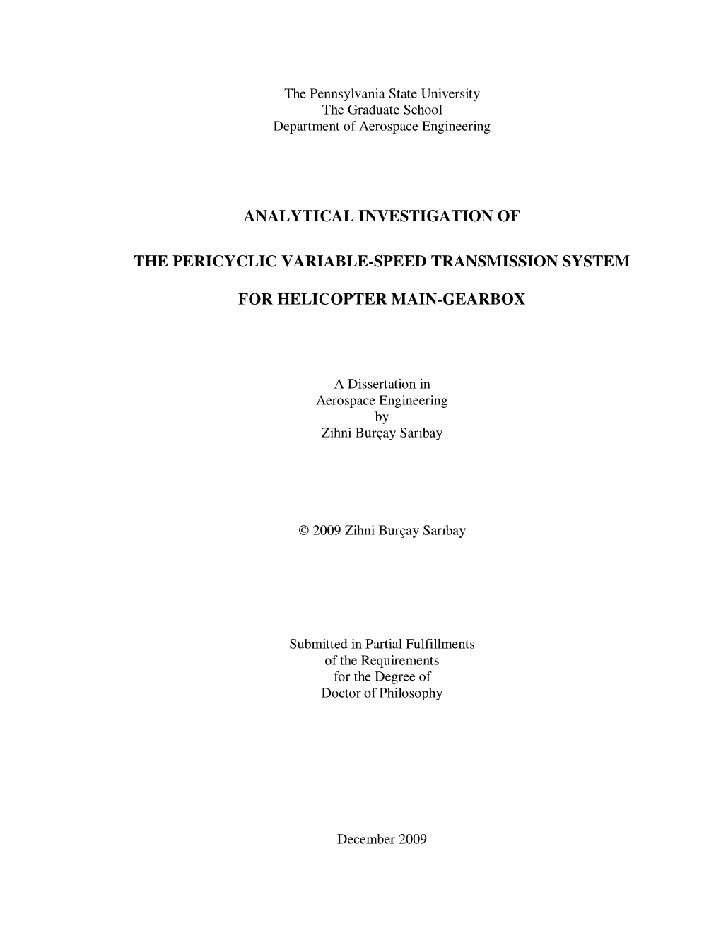 Analytical Investigation of the Pericyclic Variable