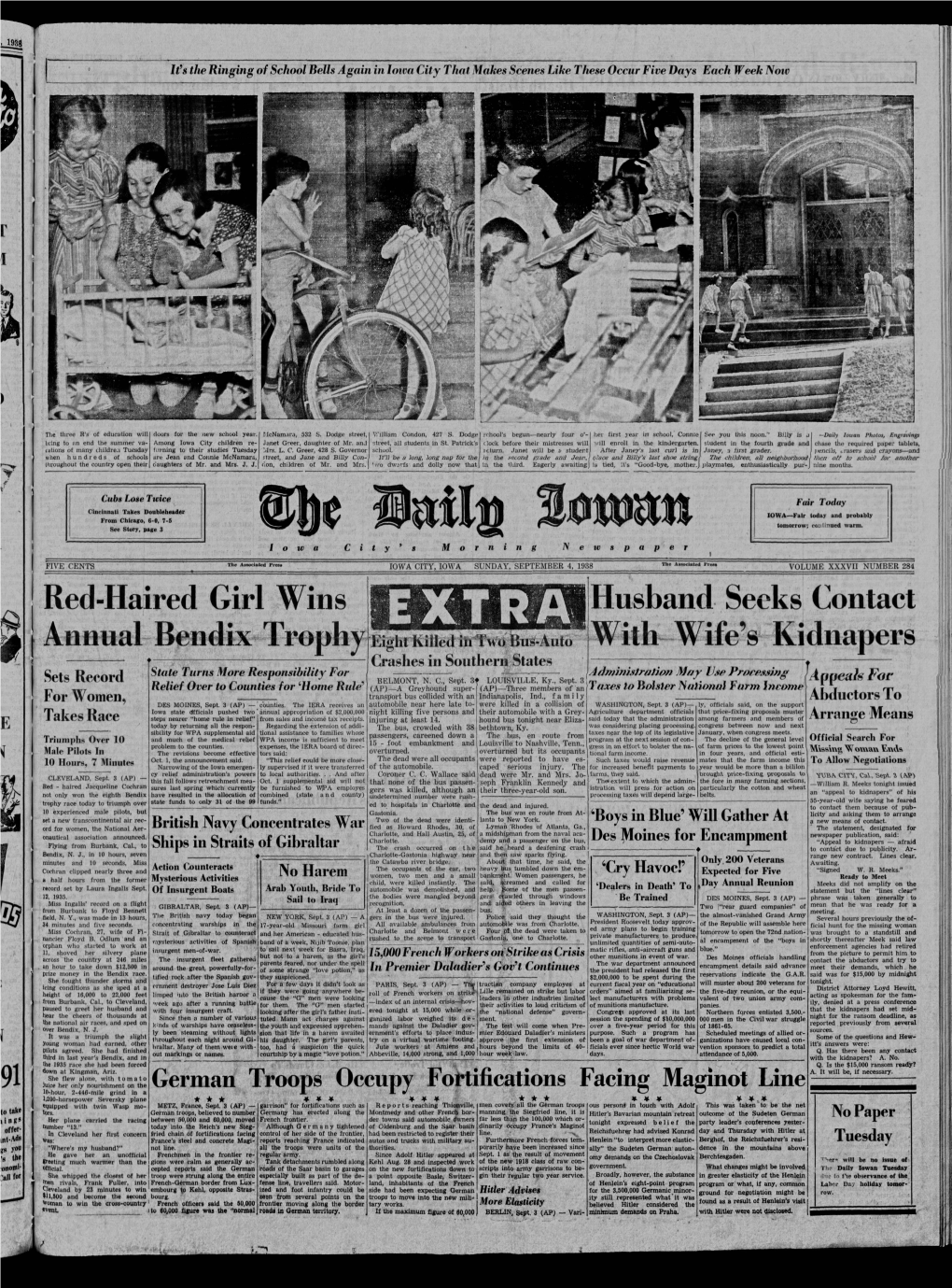 Daily Iowan (Iowa City, Iowa), 1938-09-04