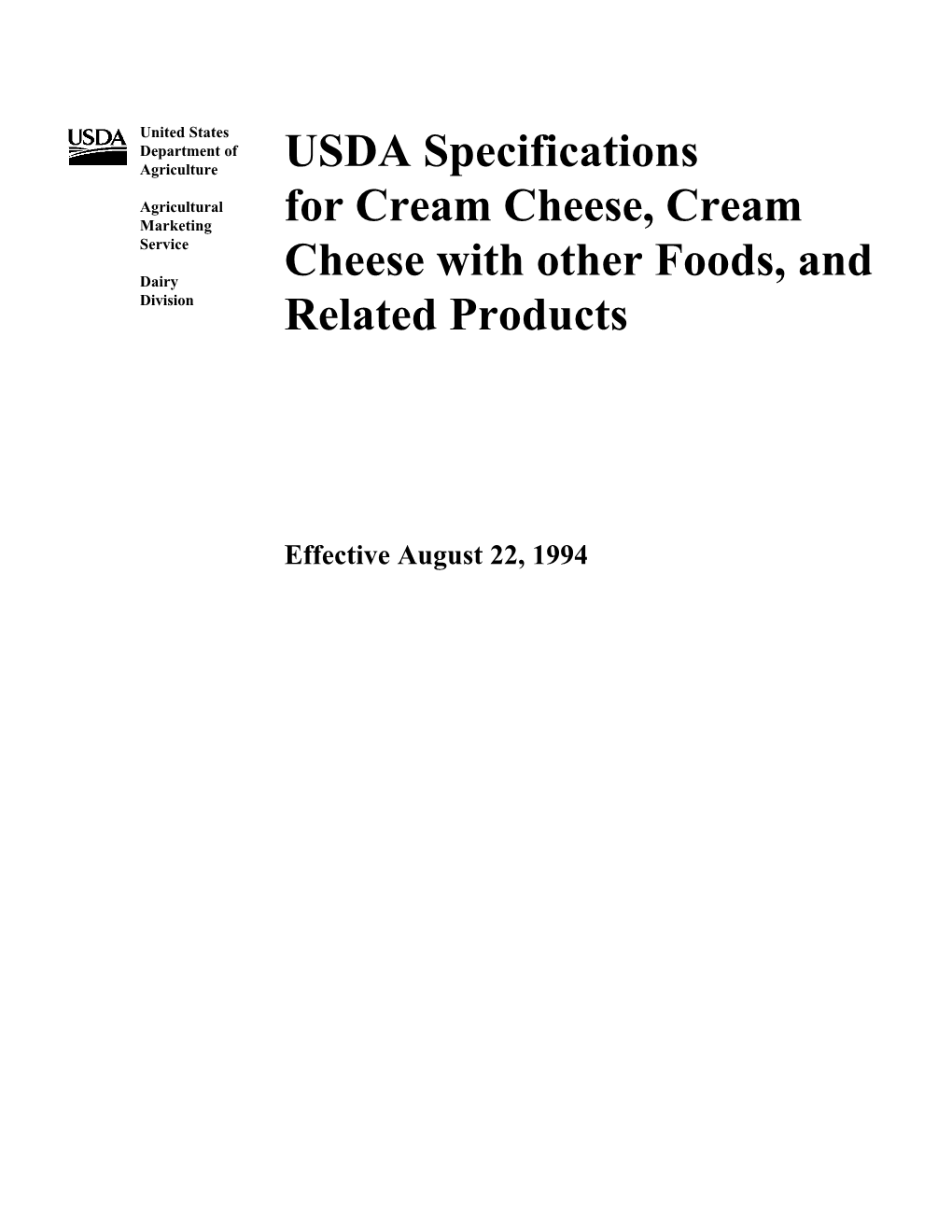 Cream Cheese, Cream Service