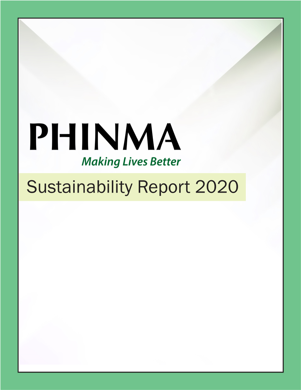 Sustainability Report 2020