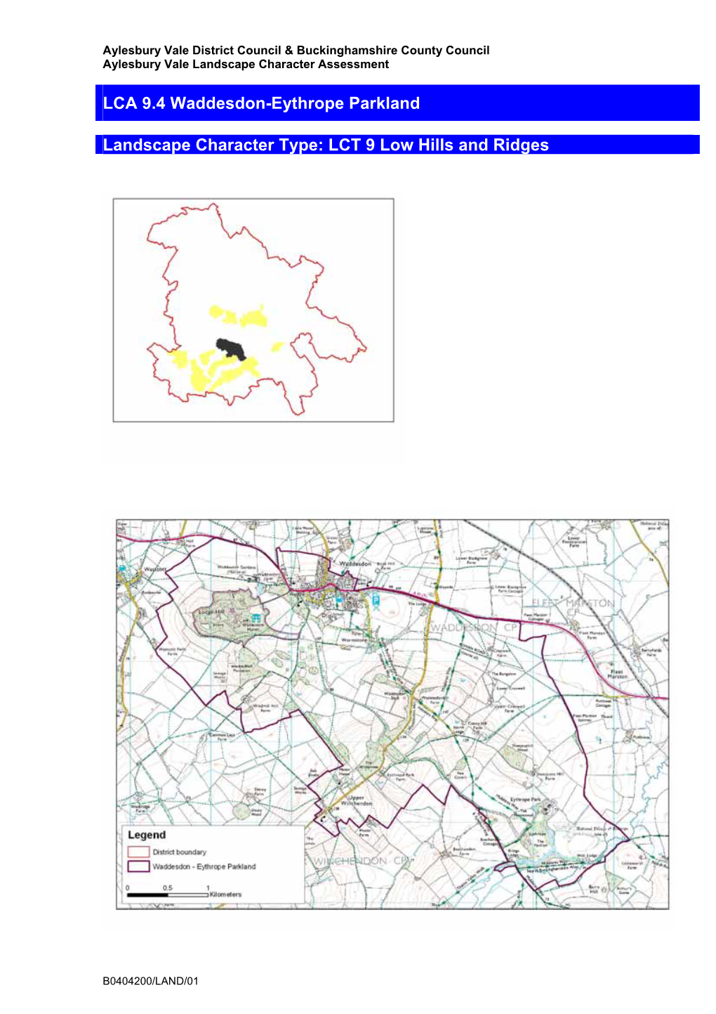 LCA 9.4 Waddesdon-Eythrope Parkland