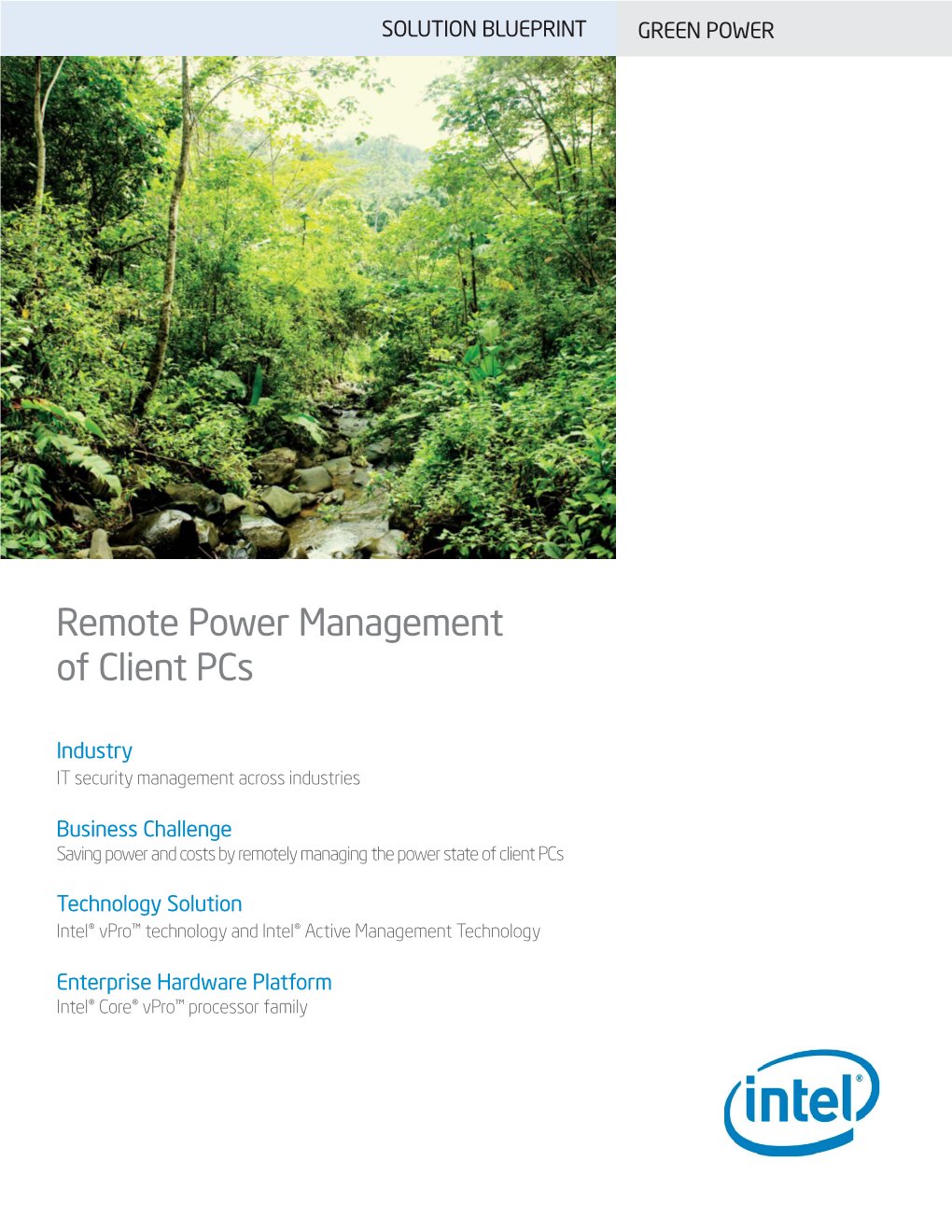 Remote Power Management of Client Pcs