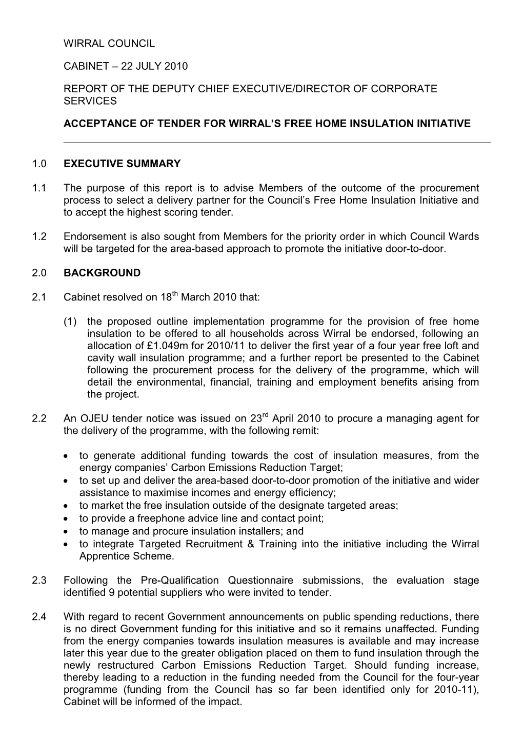 Home Insulation Scheme PDF 79 KB