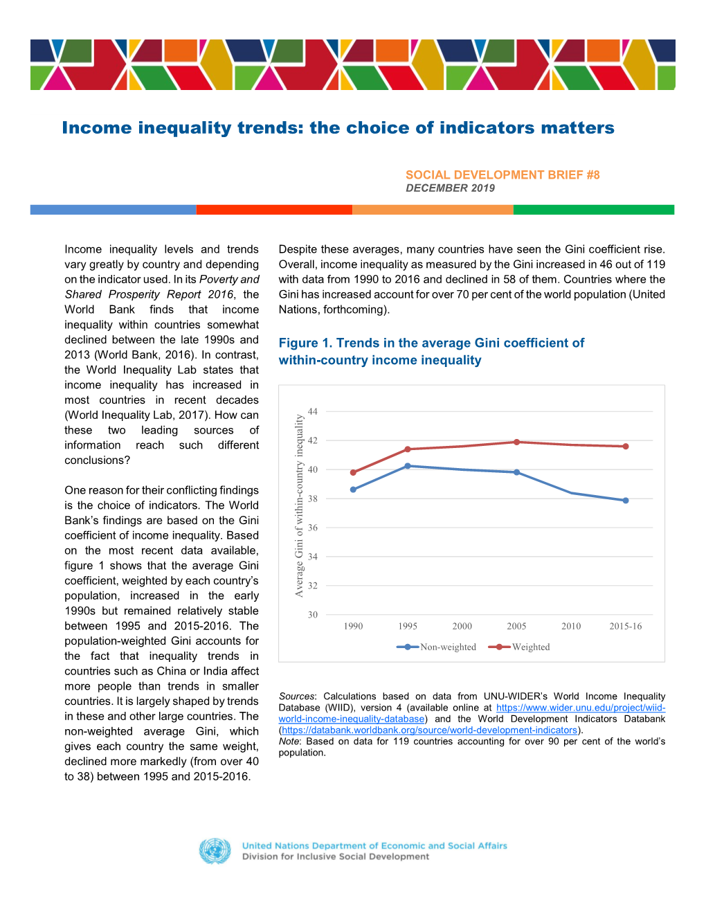 Income Inequality Trends: the Choice of Indicators Matters