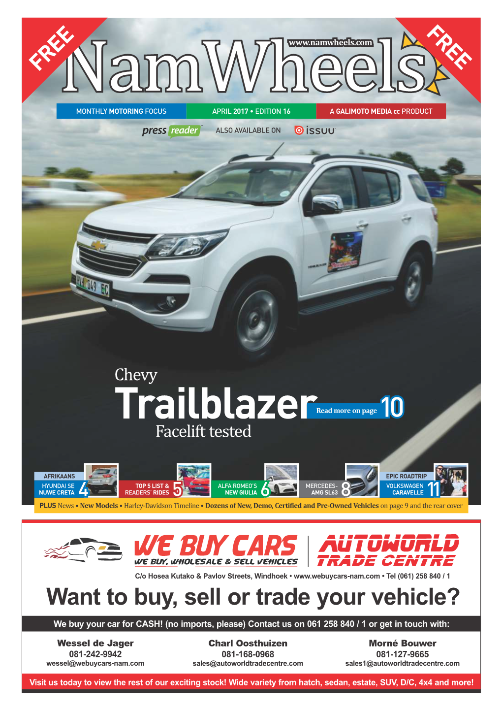 Want to Buy, Sell Or Trade Your Vehicle?