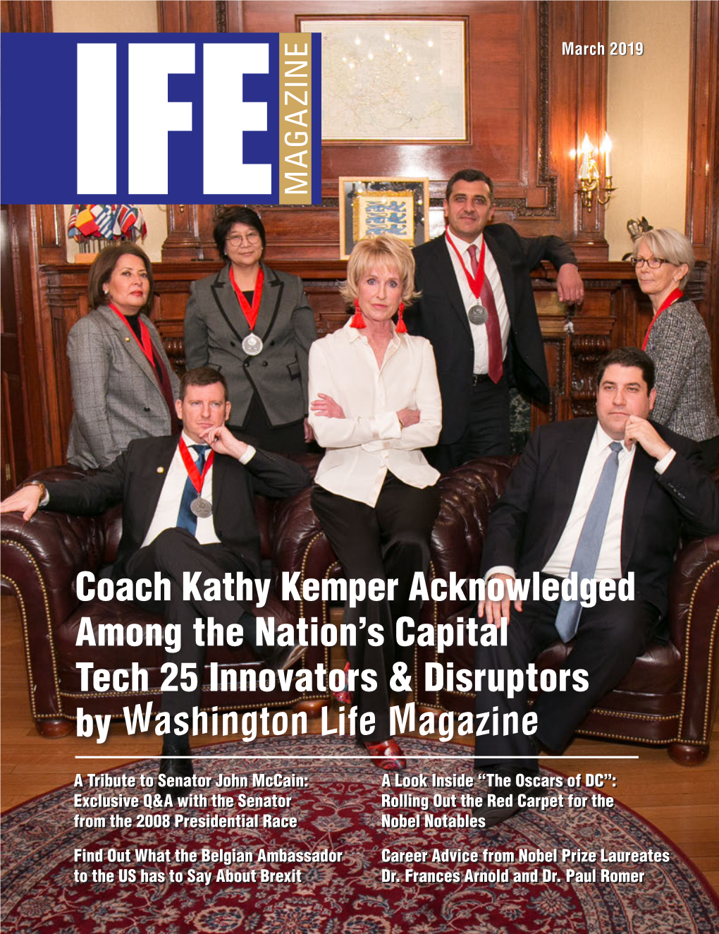 Coach Kathy Kemper Acknowledged Among the Nation’S Capital Tech 25 Innovators & Disruptors by Washington Life Magazine