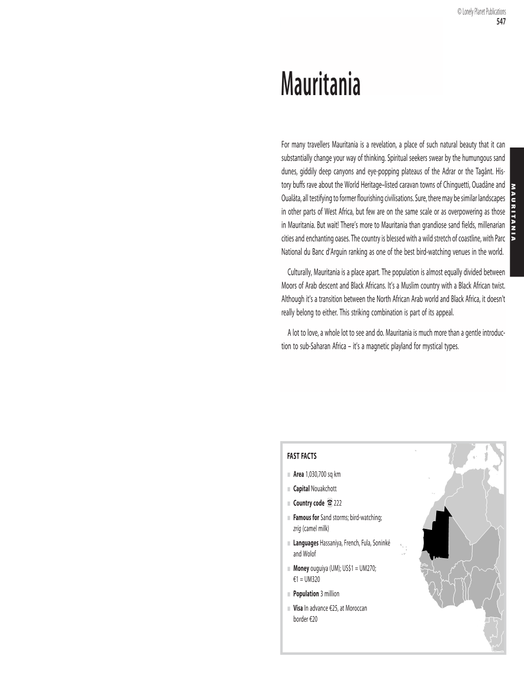 MAURITANIA 547 © Lonely Planet Publications 222 %