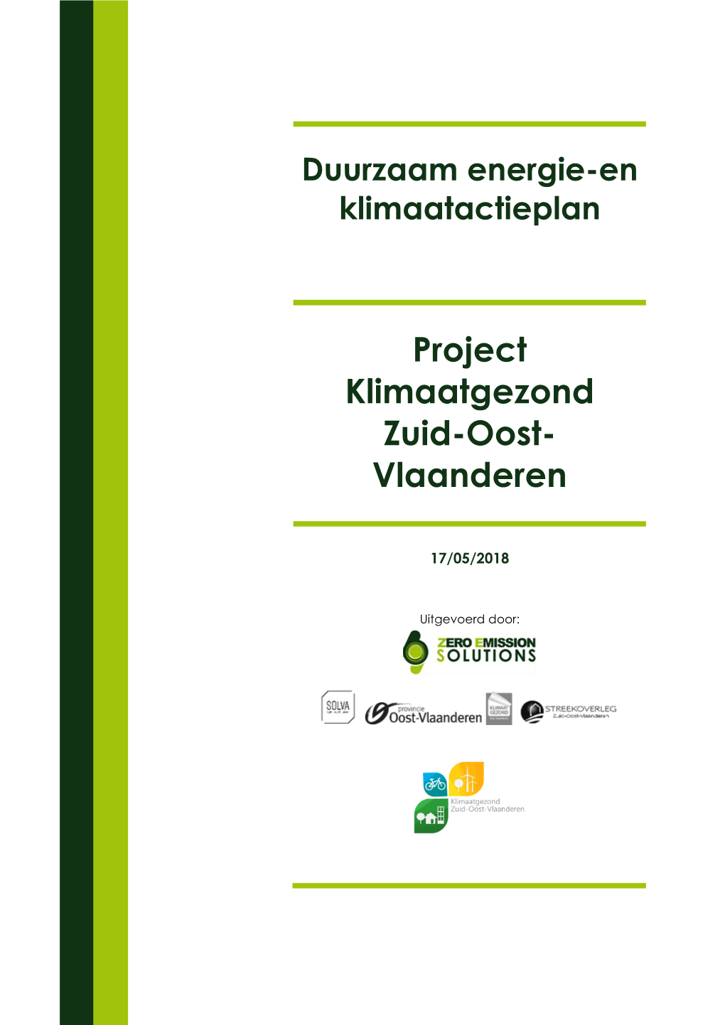Project Klimaatgezond Zuid-Oost- Vlaanderen