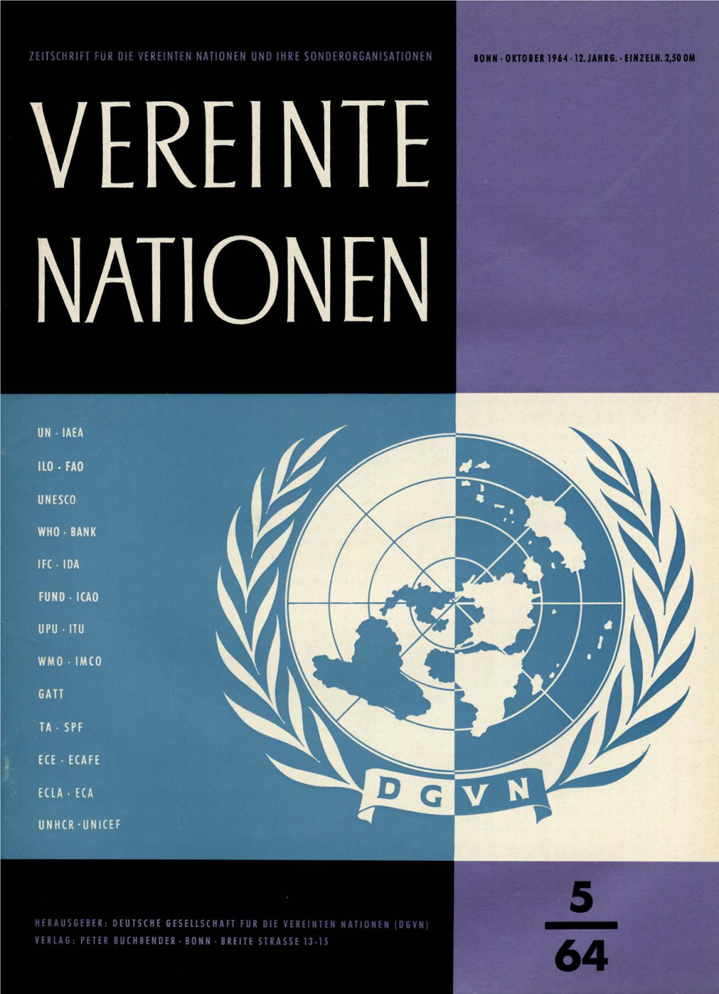 I Bonn Oktober 1964 • 12. Jahrg