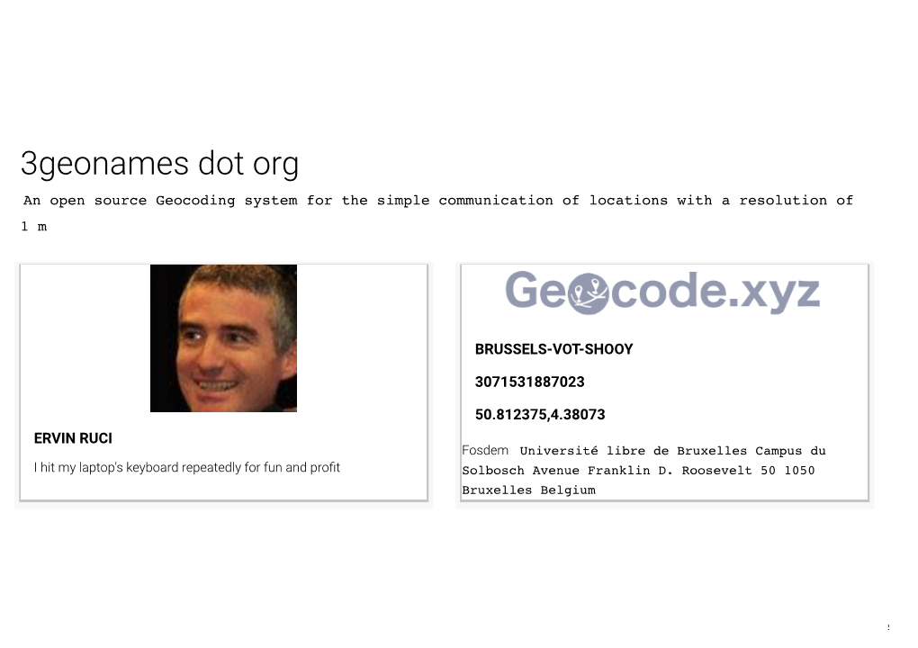 3Geonames (Slides)