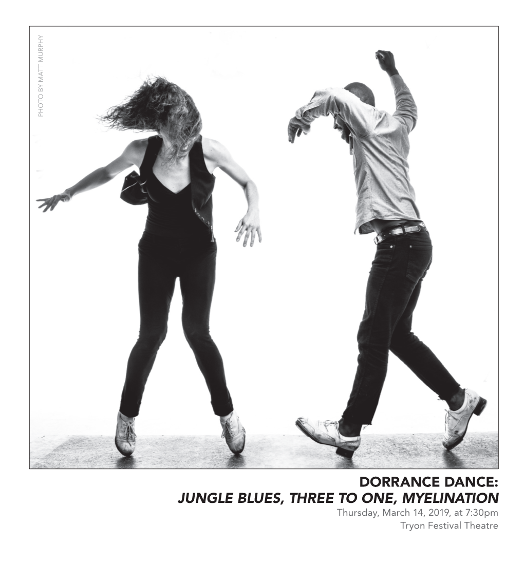 Dorrance Dance: Jungle Blues, Three to One, Myelination