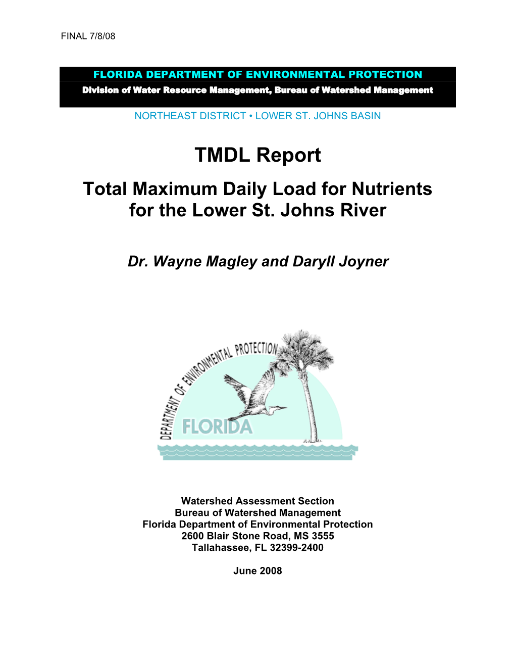 Total Maximum Daily Loading