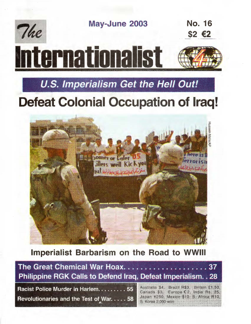 Defeat Colonial Occupation of Iraq!