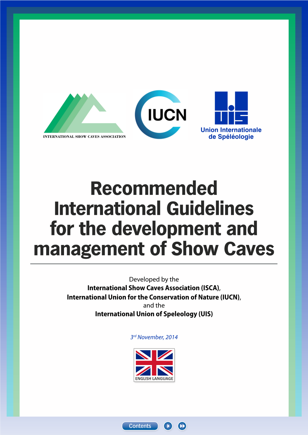 Guidelines for Show Caves – ISCA-IUCN-UIS