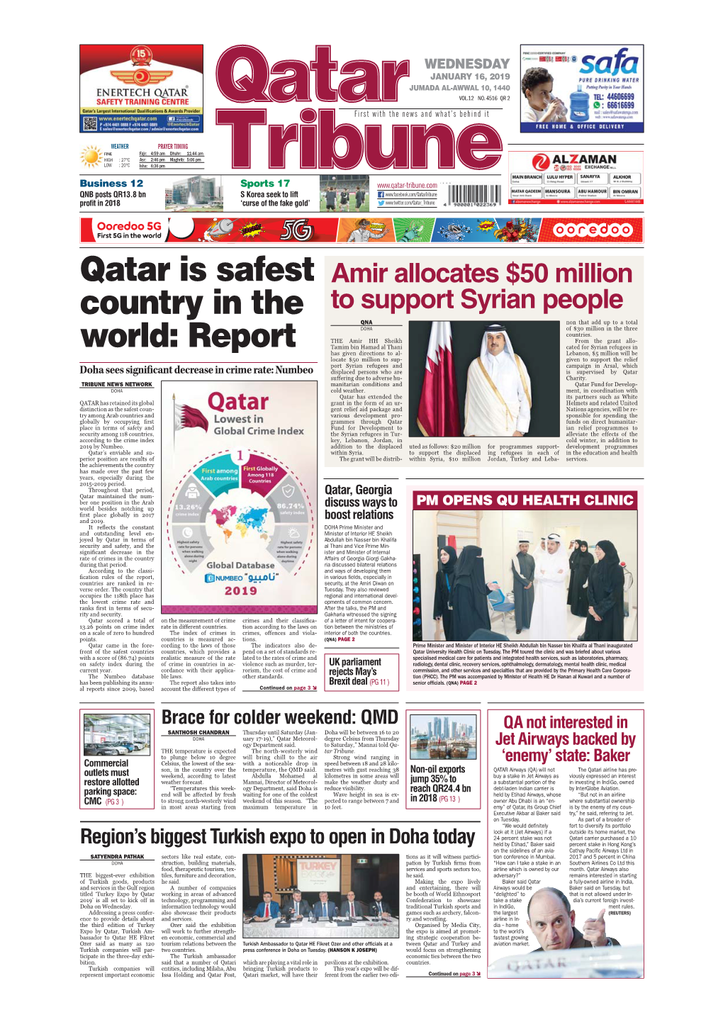 Qatar Is Safest Country in the World