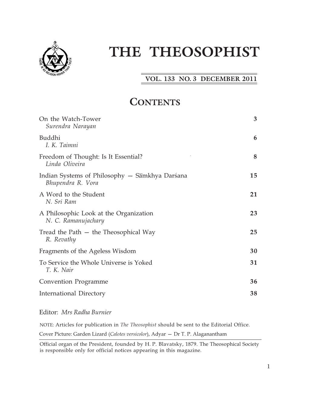 The Theosophist