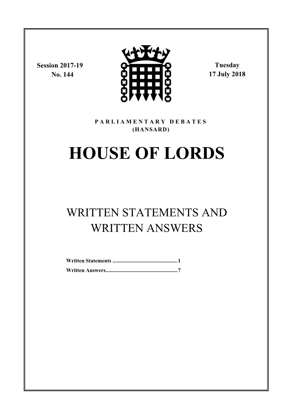 House of Lords