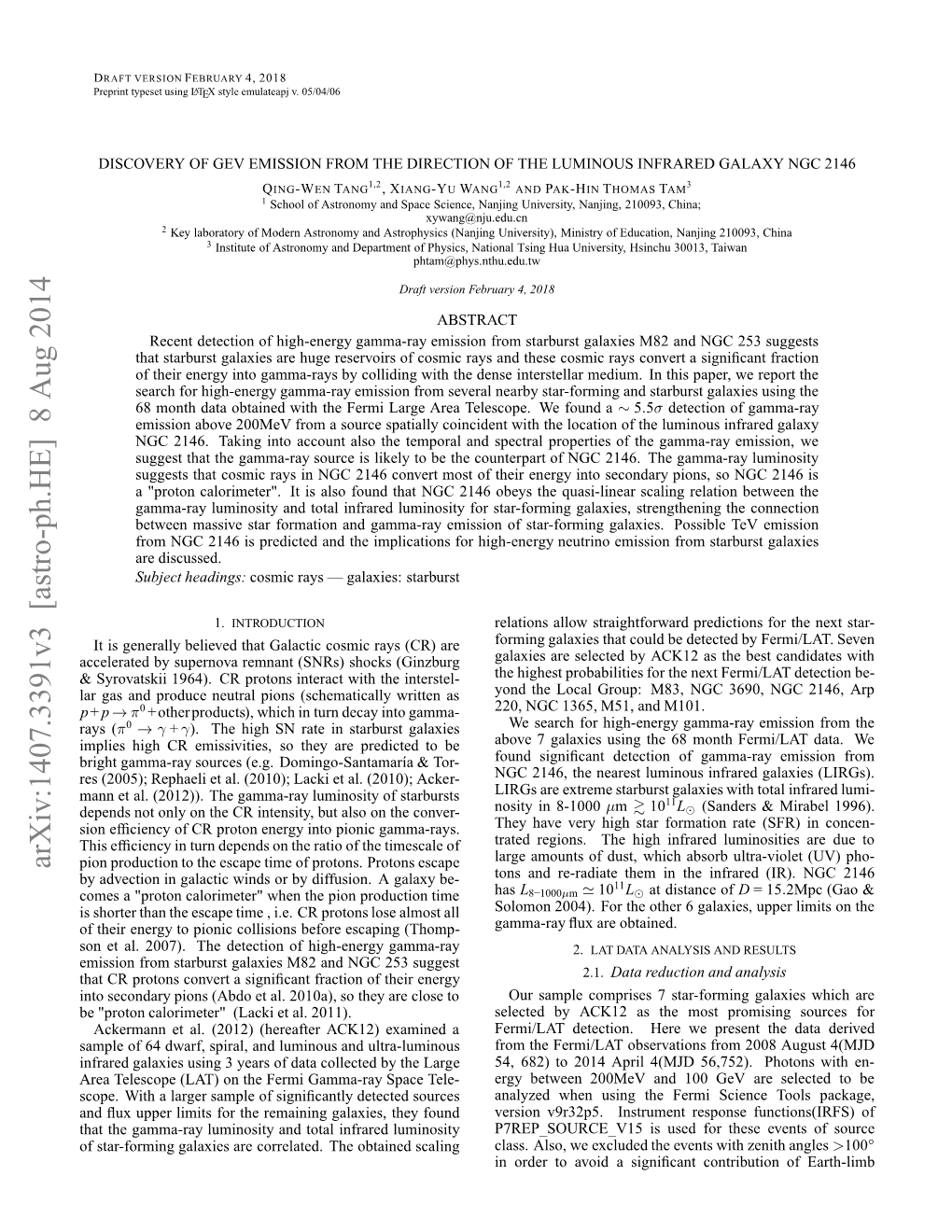 Arxiv:1407.3391V3