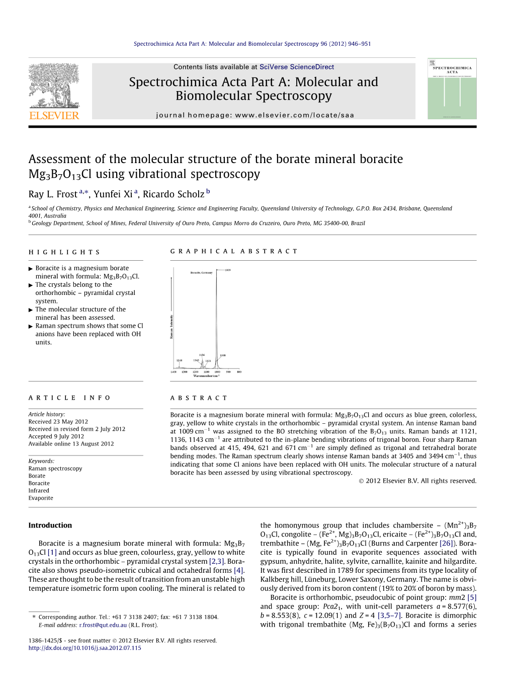 Assessment of the Molecular Structure of the Borate Mineral Boracite