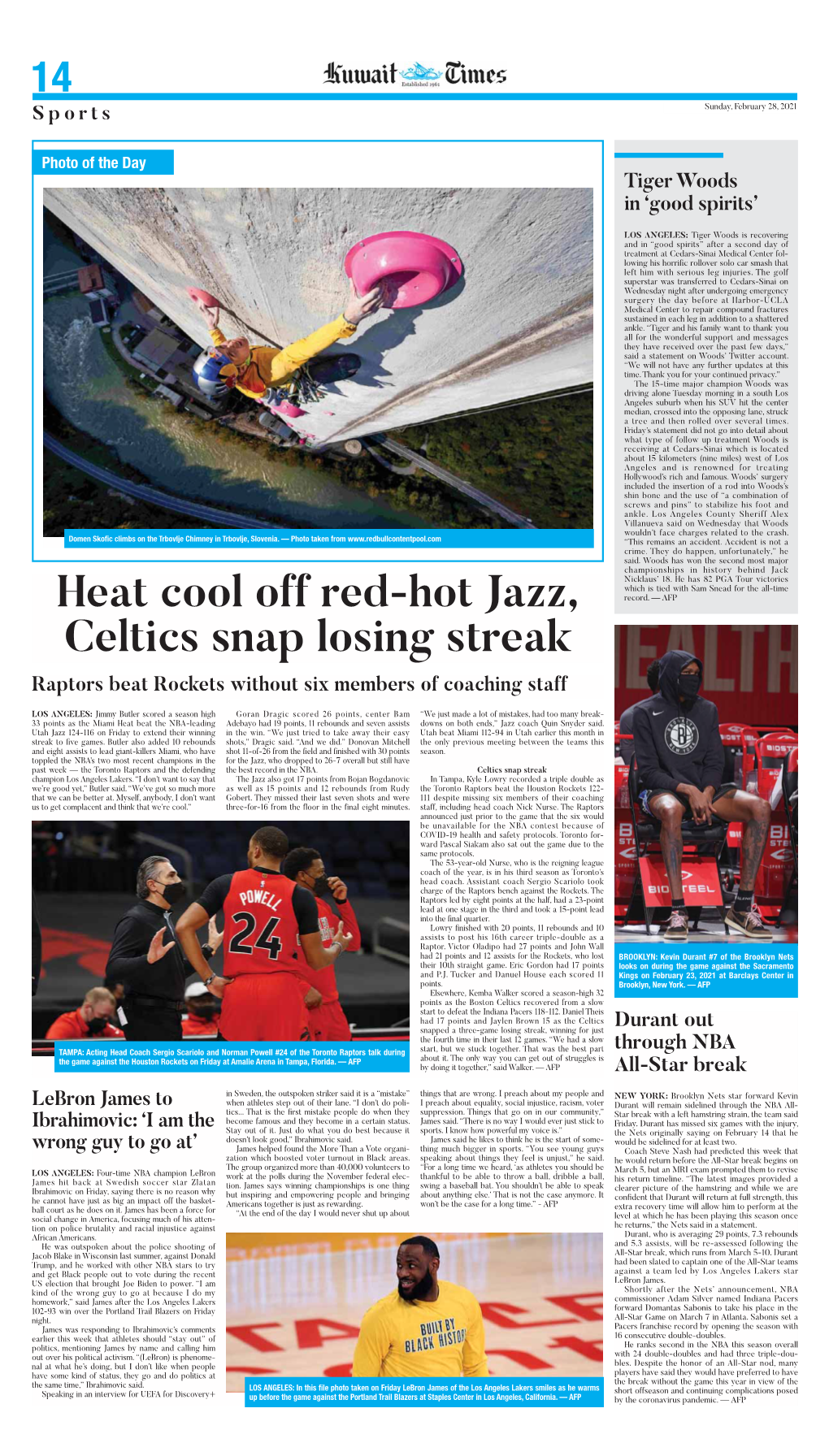 Heat Cool Off Red-Hot Jazz, Celtics Snap Losing Streak