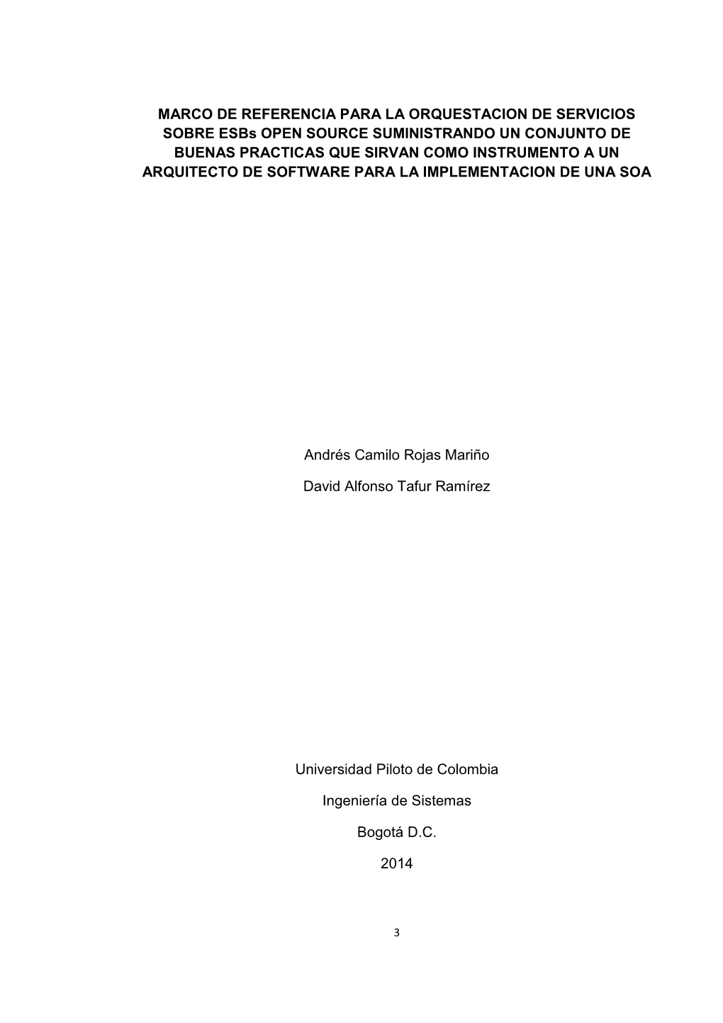 Buenas Prácticas Para La Orquestación De Servicios BPM-SOA Para La