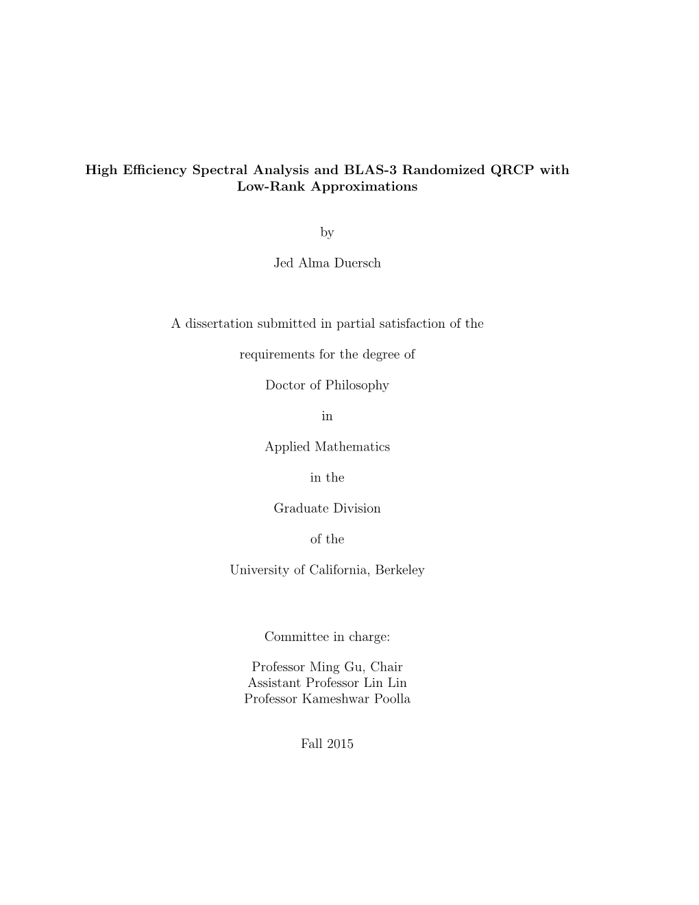 High Efficiency Spectral Analysis and BLAS-3