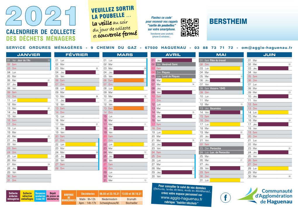 Calendrier 2021 OM Berstheim