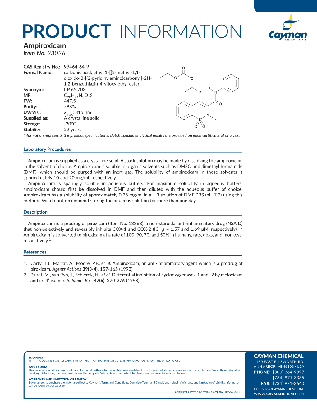 Download Product Insert (PDF)