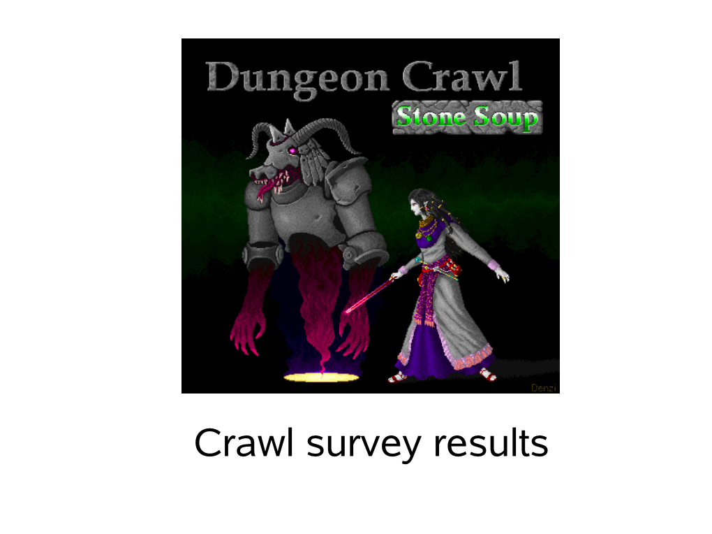 Crawl Survey Results