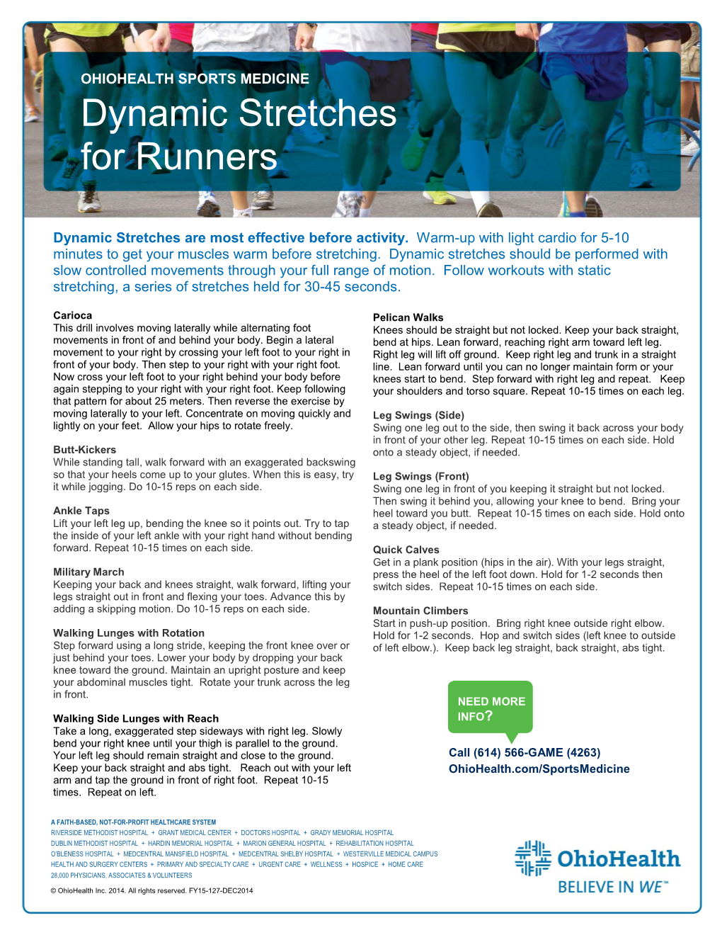 Dynamic Stretches for Runners