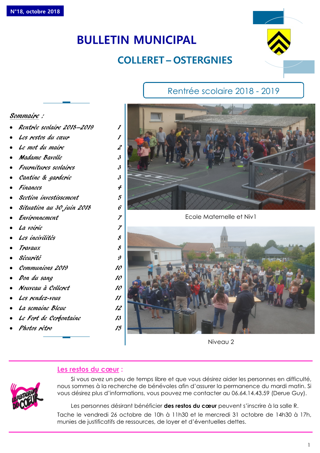 Bulletin Municipal Colleret – Ostergnies