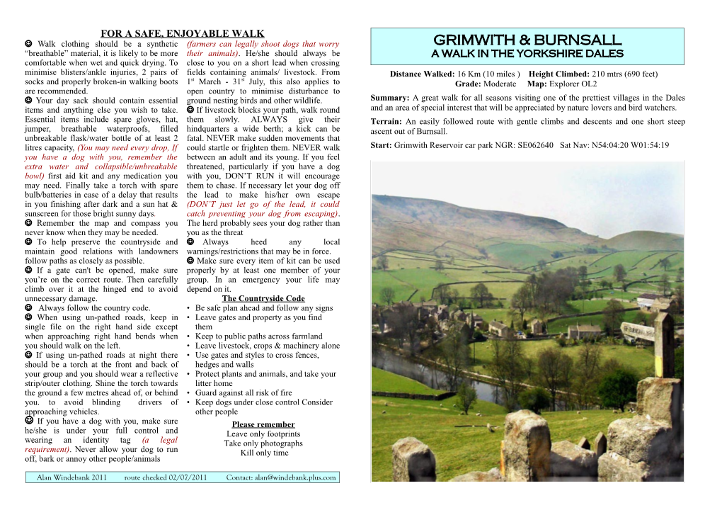 Grimwith & Burnsall