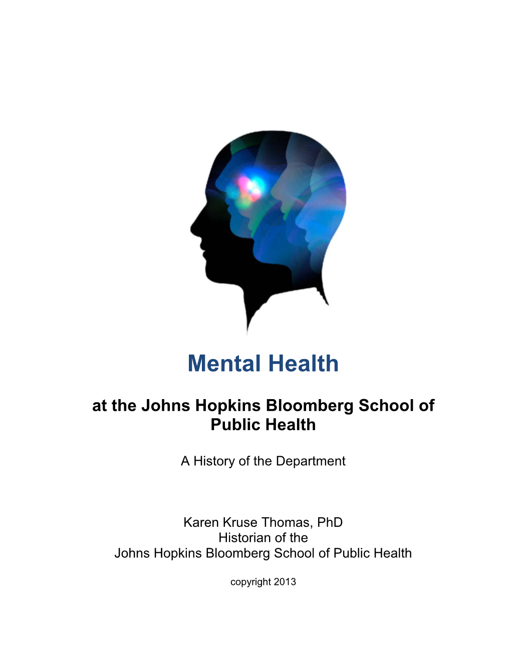 Mental Health at the Johns Hopkins Bloomberg School of Public Health