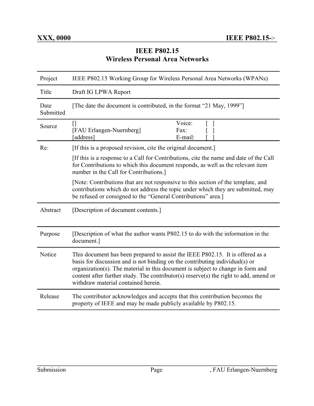 Draft IG LPWA Report